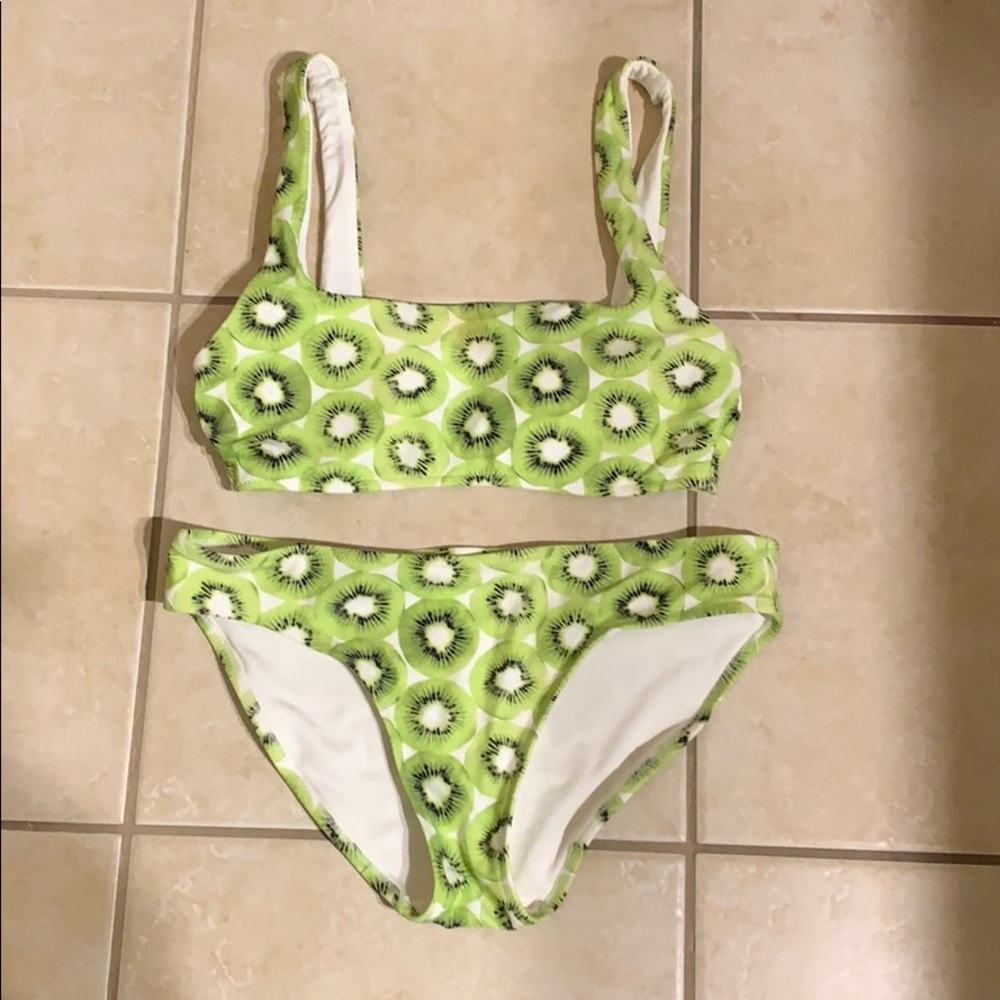 Aerie kiwi scoop bikini